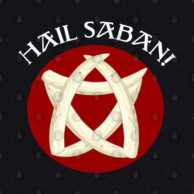 Hail Saban Elephant Tusk Pentagram by Talesbybob